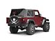 Jolly Roger Spare Tire Cover; Black (66-18 Jeep CJ5, CJ7, Wrangler YJ, TJ & JK)