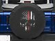 Firefighters Thin Red Line Skull Spare Tire Cover with Camera Port (18-24 Jeep Wrangler JL)