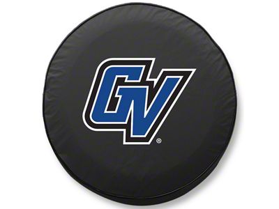 Grand Valley State University Spare Tire Cover with Camera Port; Black (21-24 Bronco)