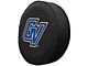 Grand Valley State University Spare Tire Cover with Camera Port; Black (18-24 Jeep Wrangler JL)