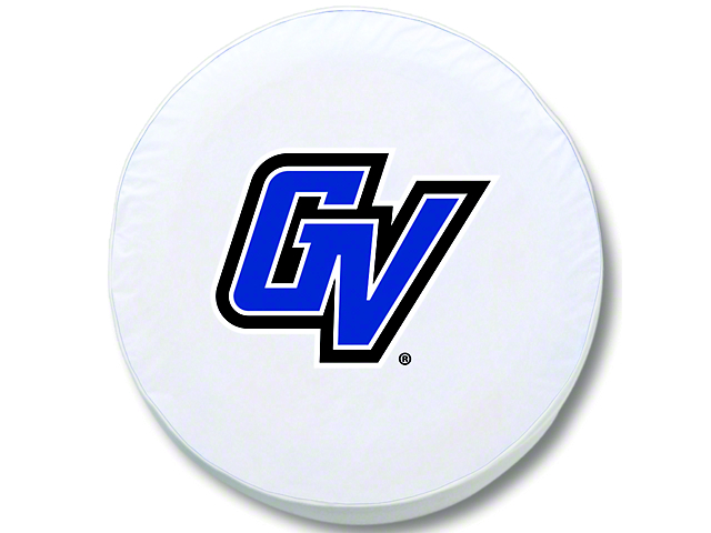 Grand Valley State University Spare Tire Cover with Camera Port; White (18-23 Jeep Wrangler JL)