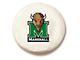 Marshall University Spare Tire Cover with Camera Port; White (21-24 Bronco)