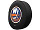 New York Islanders Spare Tire Cover; Black (66-18 Jeep CJ5, CJ7, Wrangler YJ, TJ & JK)