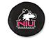 Northern Illinois University Spare Tire Cover with Camera Port; Black (18-24 Jeep Wrangler JL)