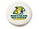 Northern Michigan University Spare Tire Cover with Camera Port; White (18-24 Jeep Wrangler JL)
