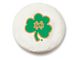 Shamrock Notre Dame Spare Tire Cover with Camera Port; White (18-24 Jeep Wrangler JL)