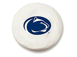Penn State University Spare Tire Cover with Camera Port; White (18-24 Jeep Wrangler JL)