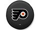 Philadelphia Flyers Spare Tire Cover with Camera Port; Black (21-24 Bronco)