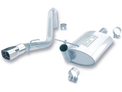 Borla Touring Cat-Back Exhaust with Polished Tip (91-95 4.0L Jeep Wrangler YJ)