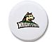 Wright State University Spare Tire Cover with Camera Port; White (18-24 Jeep Wrangler JL)