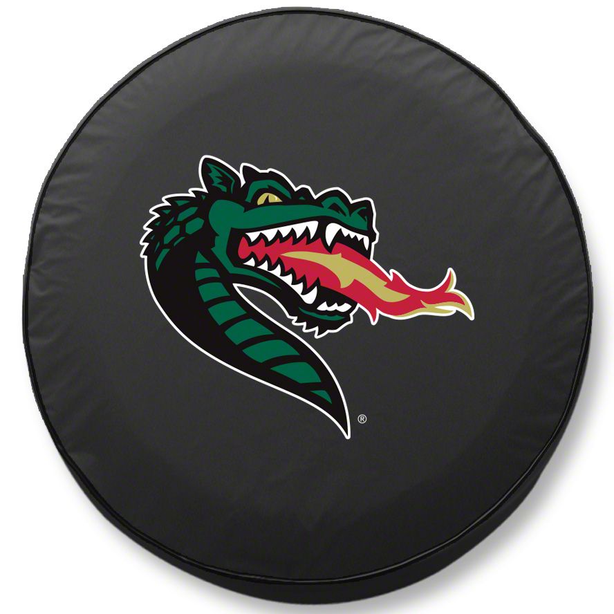 University of Alabama at Birmingham Spare Tire Cover with Camera Port; Black (18-23 Jeep Wrangler JL)