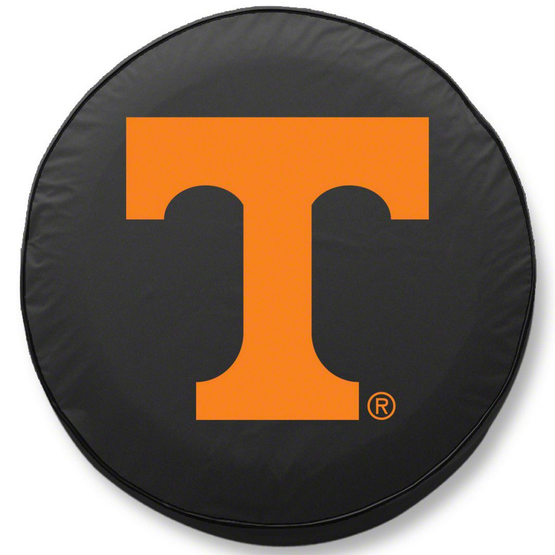 Jeep Wrangler University of Tennessee Spare Tire Cover; Black (6618