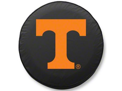 University of Tennessee Spare Tire Cover with Camera Port; Black (18-23 Jeep Wrangler JL)