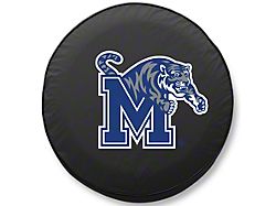 University of Memphis Spare Tire Cover; Black (66-18 Jeep CJ5, CJ7, Wrangler YJ, TJ & JK)