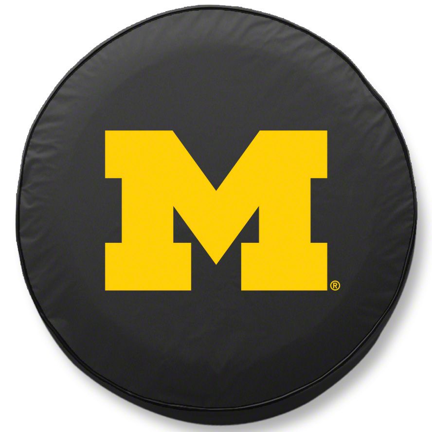 Jeep Wrangler University of Michigan Spare Tire Cover with Camera Port