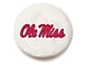 University of Mississippi Spare Tire Cover with Camera Port; White (21-24 Bronco)