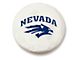 University of Nevada Spare Tire Cover with Camera Port; White (18-24 Jeep Wrangler JL)