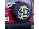 South Dakota State University Spare Tire Cover; Black (66-18 Jeep CJ5, CJ7, Wrangler YJ, TJ & JK)