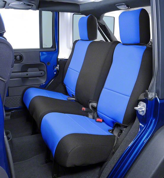 Total 59+ imagen jeep wrangler blue seat covers
