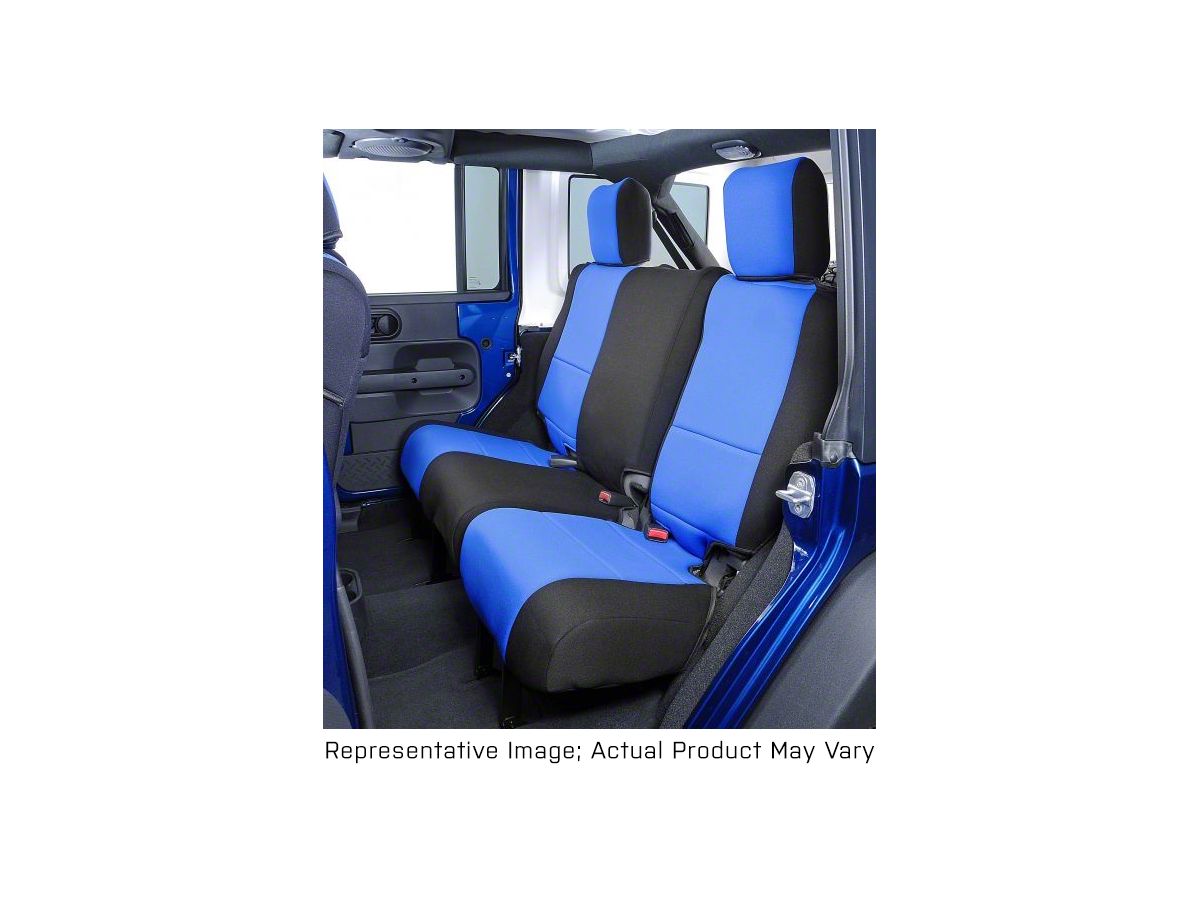 Coverking Jeep Wrangler Neoprene Rear Seat Covers; Black J128174 (11-13 Jeep  Wrangler JK 2-Door) - Free Shipping