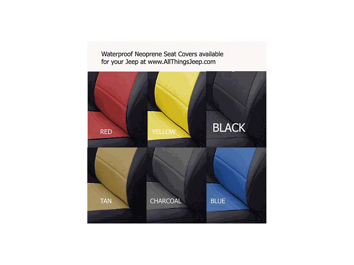 Interior Accessories Covers Neoprene Black Yellow Coverking
