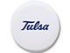 University of Tulsa Spare Tire Cover with Camera Port; White (18-24 Jeep Wrangler JL)