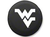 West Virginia University Spare Tire Cover with Camera Port; Black (18-26 Jeep Wrangler JL)