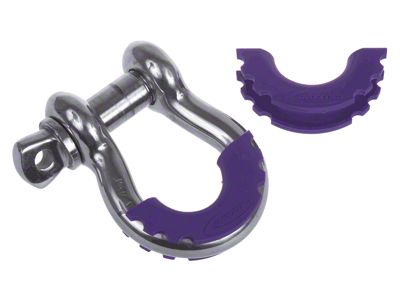 Daystar D-Ring Shackle Isolators; Purple