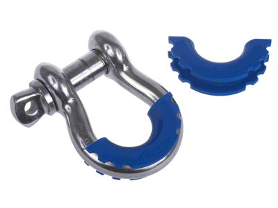 Daystar D-Ring Shackle Isolators; Blue