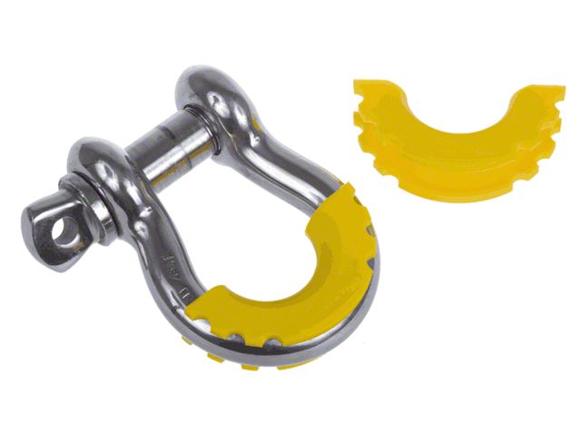 Daystar D-Ring Shackle Isolators; Yellow