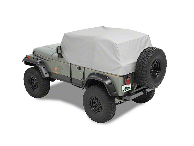 Jeep Wrangler Canopy Cover; Charcoal (76-91 Jeep CJ7 & Wrangler YJ)