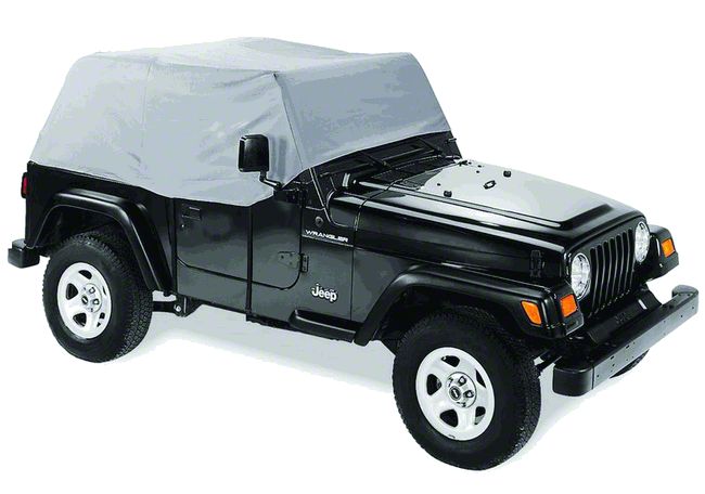 Jeep Wrangler Canopy Cover; Charcoal (92-95 Jeep Wrangler YJ)