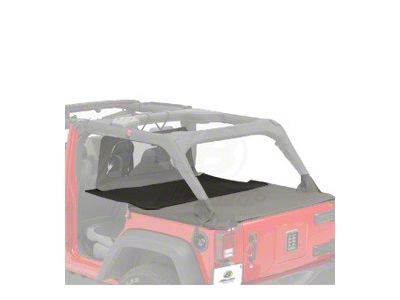 Cargo Cover Extension; Black Diamond (07-18 Jeep Wrangler JK 4-Door)