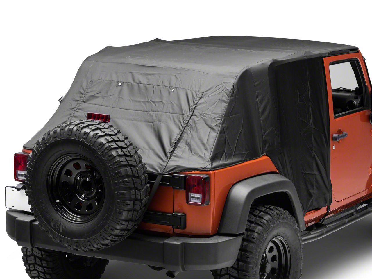 Jeep Wrangler Emergency Top; Black (07-18 Jeep Wrangler JK 4-Door) - Free  Shipping