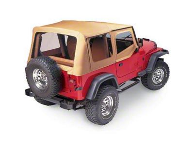Replay Soft Top with Clear Windows; Spice (88-95 Jeep Wrangler YJ)