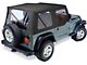 Replay Soft Top with Door Skins and Clear Windows; Black Denim (97-06 Jeep Wrangler TJ, Excluding Unlimited)