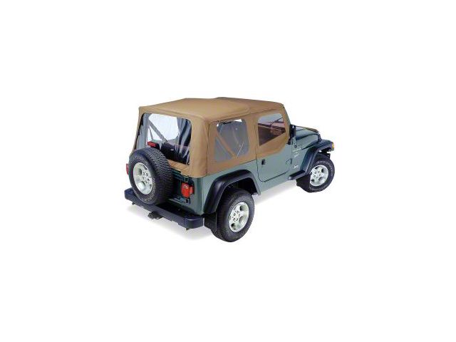 Replay Soft Top with Door Skins and Clear Windows; Spice (97-06 Jeep Wrangler TJ, Excluding Unlimited)