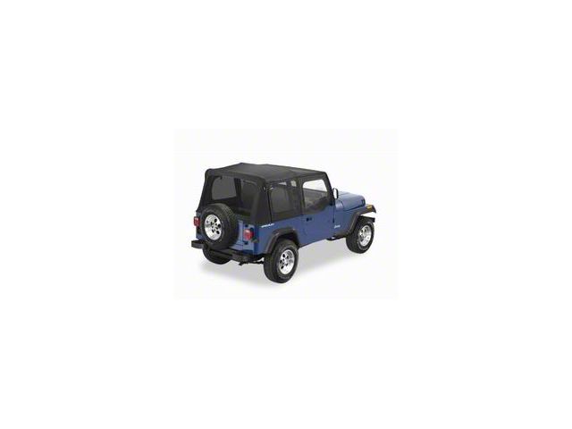 Replay Soft Top with Tinted Windows; Black Diamond (88-95 Jeep Wrangler YJ)