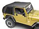 Sprint Top Frameless Soft Top; Black Diamond (97-06 Jeep Wrangler TJ, Excluding Unlimited)