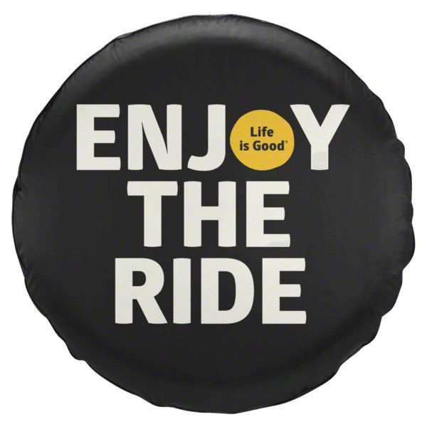 Life is Good Jeep Wrangler Enjoy the Ride Spare Tire Cover J128525 (66