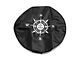Life is Good White Compass Spare Tire Cover (87-20 Jeep Wrangler YJ, TJ, JK & JL)