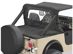 Bestop Duster Deck Cover; Black Crush (80-91 Jeep CJ7 & Wrangler YJ)
