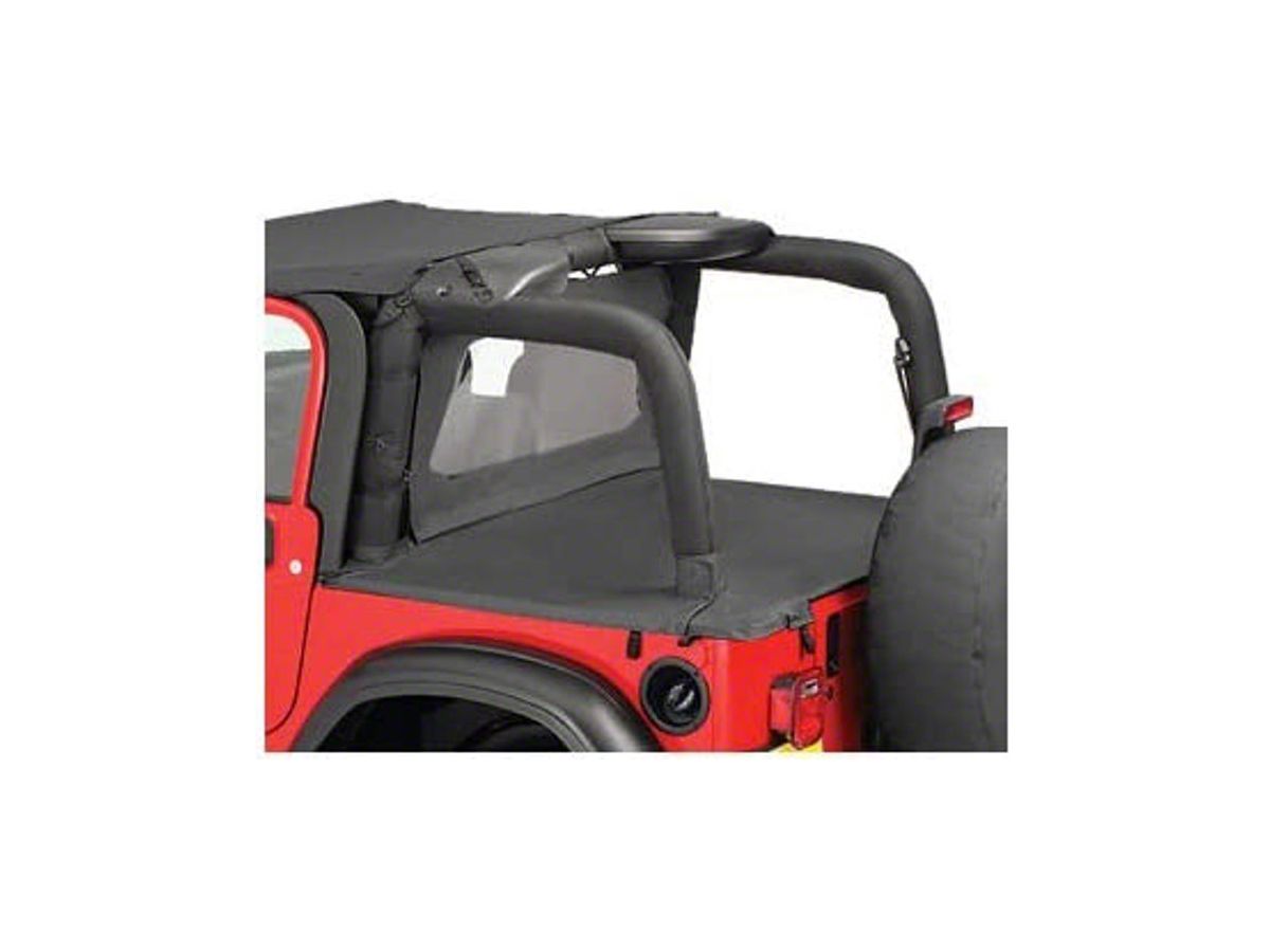 Bestop Jeep Wrangler Duster Deck Cover - Black Diamond 90012-35 (03-06 Jeep  Wrangler TJ w/ Soft Top, Excluding Unlimited)