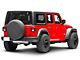 Bestop Spare Tire Cover; Black Denim (66-18 Jeep CJ5, CJ7, Wrangler YJ, TJ & JK)