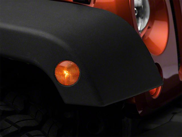 Amber Side Marker Light; Passenger Side (07-18 Jeep Wrangler JK)