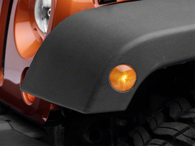 Amber Side Marker Light; Driver Side (07-18 Jeep Wrangler JK)