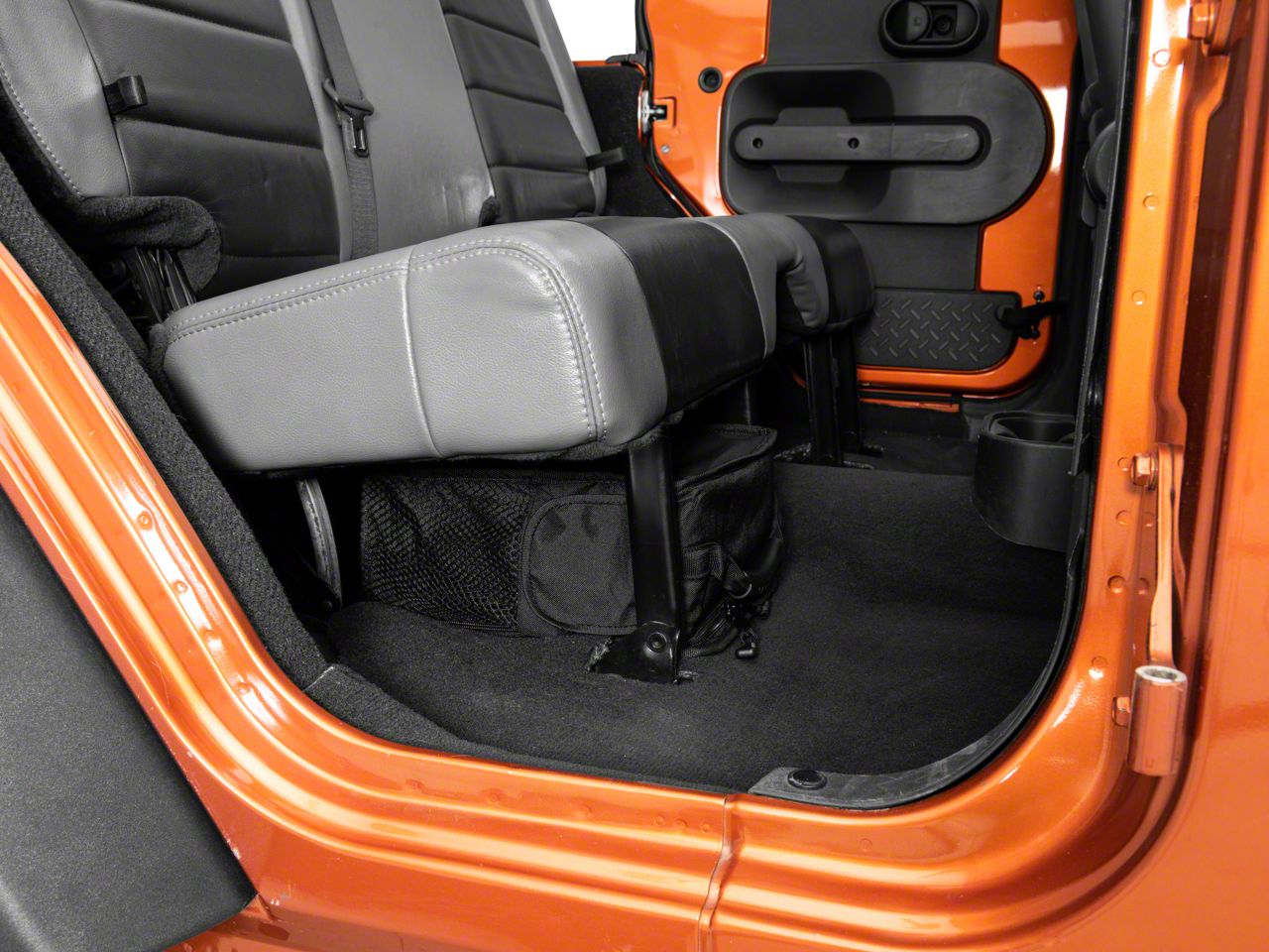 Jeep Wrangler JK & JL 4 doors RoughRider rear Underseat Organizer