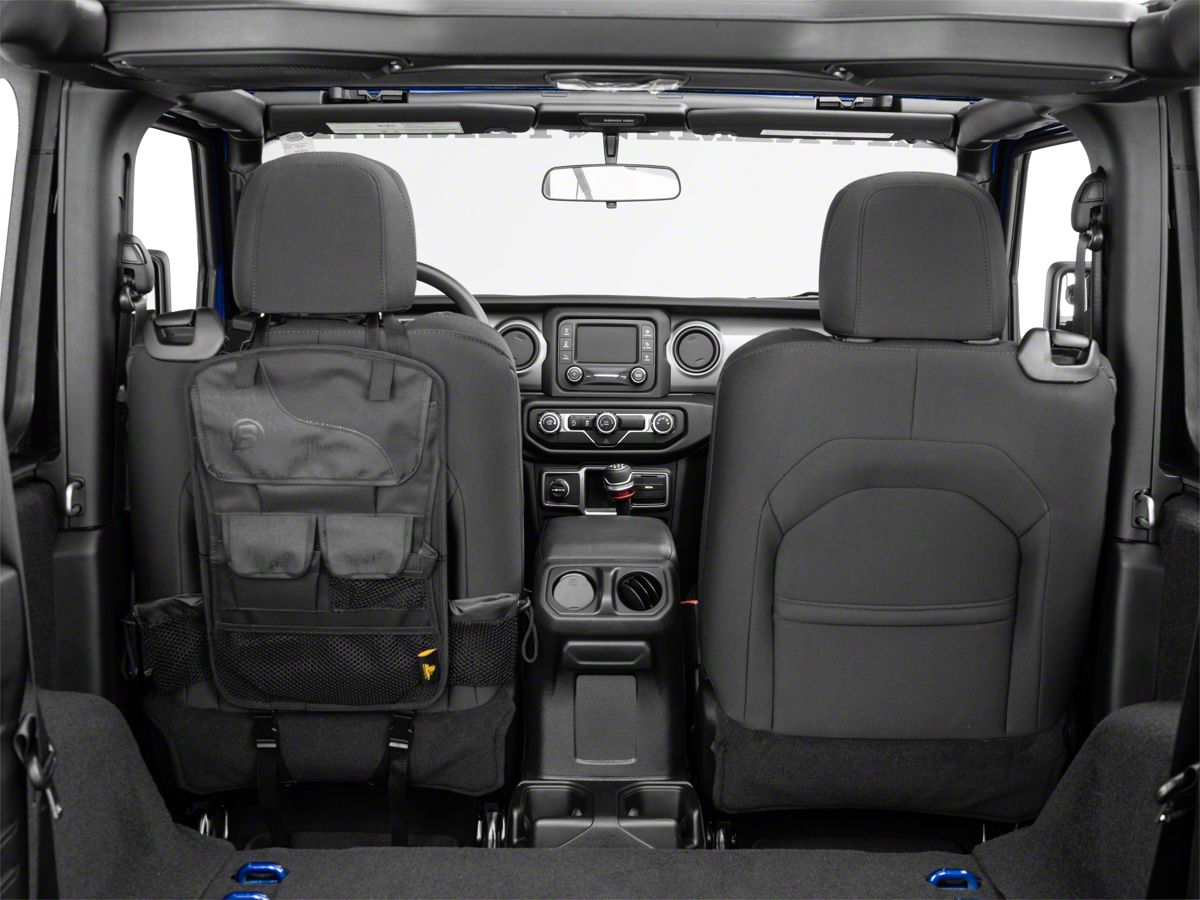 Passenger Seat Grab Handle Storage Pouches for Jeep Wrangler JeCar Universal Car Backseat Organizer Muti-Pocket Back Seat Storage Bag