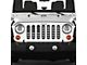 Grille Insert; American Black and White (07-18 Jeep Wrangler JK)