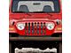 Grille Insert; American Tactical Back the Blue and Red (97-06 Jeep Wrangler TJ)